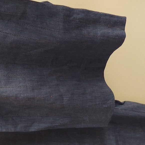 J JILL Jenna Linen Blend Stretch Wide Leg Croped Pants with Matching Belt - Picture 6 of 12